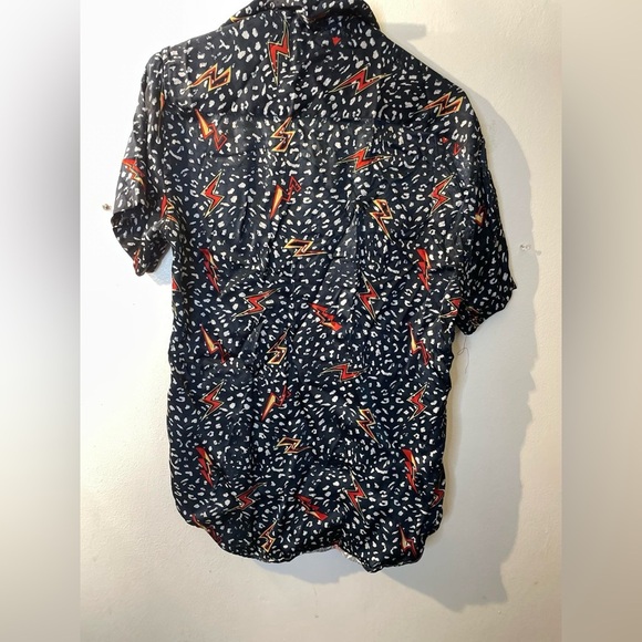 Zara viscose, button-down shirt size medium - Picture 6 of 7